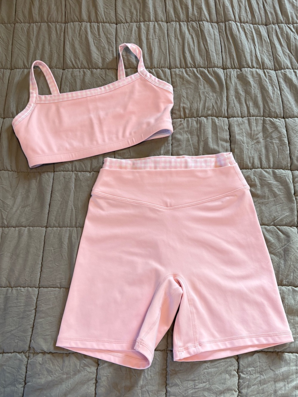 Liaison the Label Soft Pink & Gingham Set